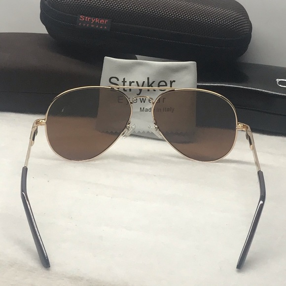 Polarized Stryker Sunglass Gold & Brown polarized - Picture 4 of 8